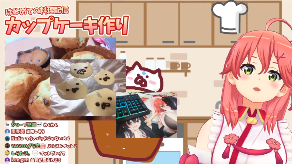 さくらみこ】マウス&キーボード&ゲーミングチェア #さくらみこ 